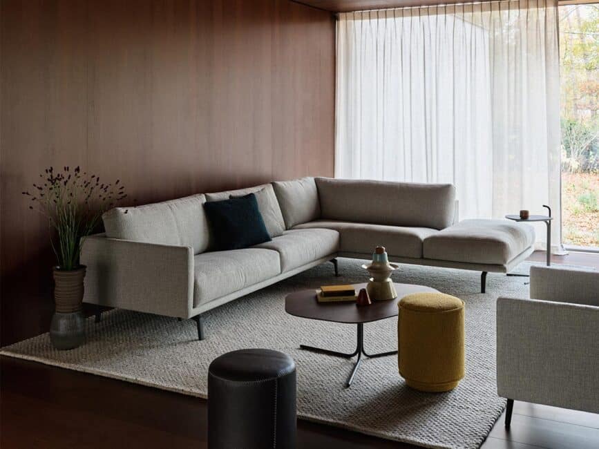 Leolux Bellice bank in een woonkamer