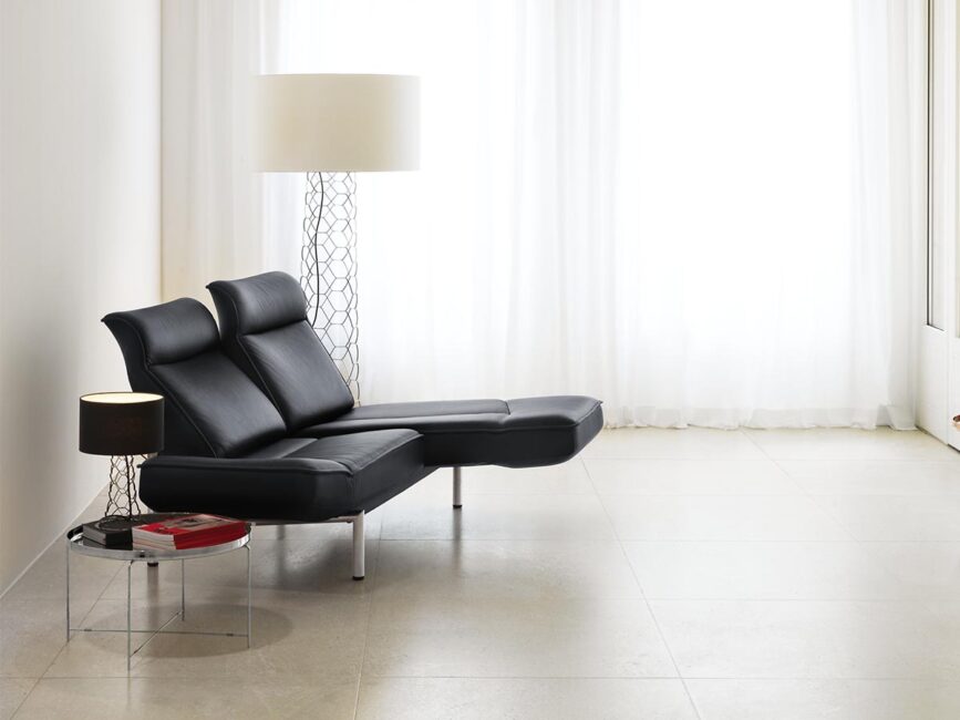 De Sede DS-450 Twist bank – Saddle black, uit voorraad