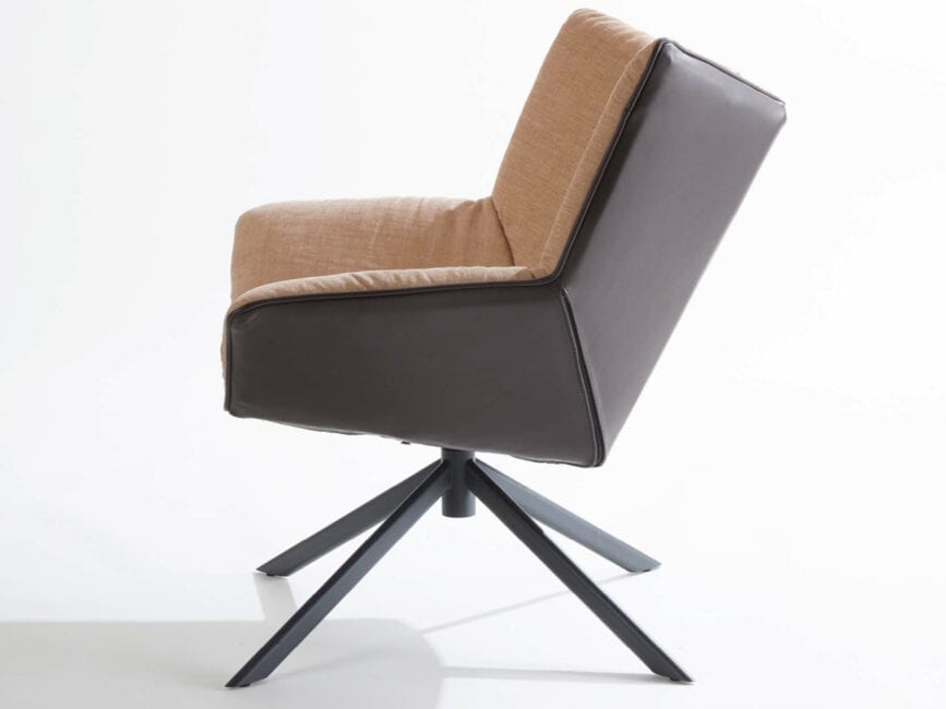 LABEL | Vandenberg Gustav fauteuil met draaionderstel
