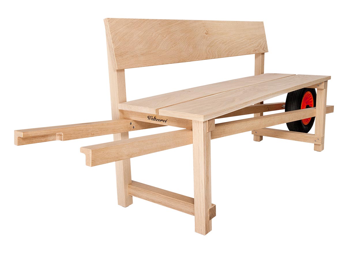 Weltevree Wheelbench eiken