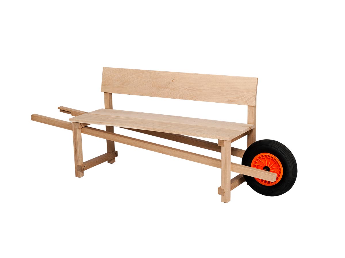 Weltevree Wheelbench eiken