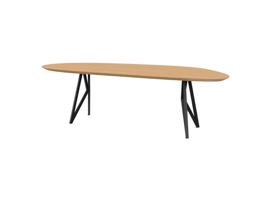 Studio HENK Butterfly eettafel blob eiken hardwax olie natural light