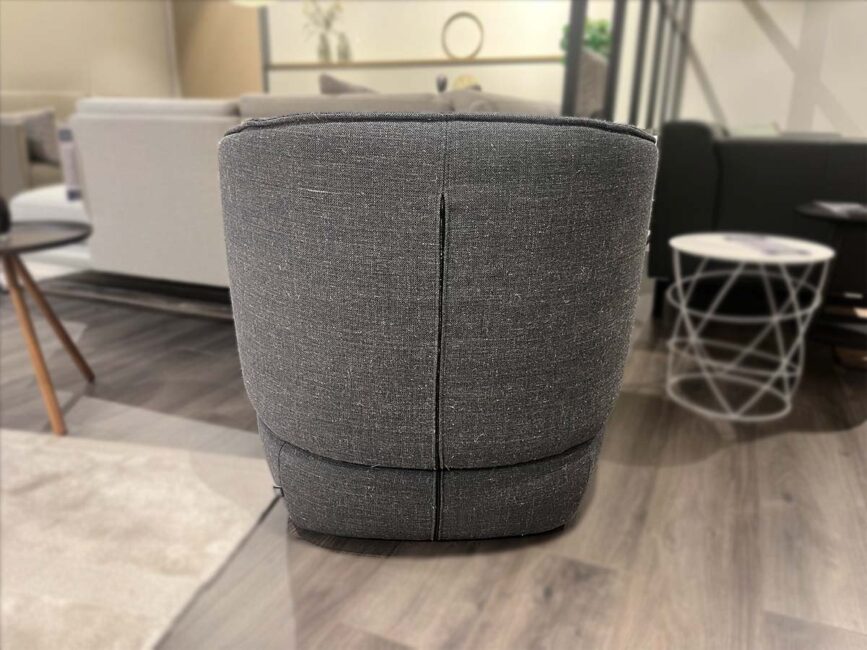 Rolf Benz 384 fauteuil blauw – showroommodel