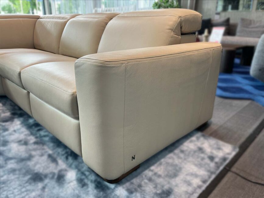 Natuzzi Italia Diesis hoekbank – showroommodel