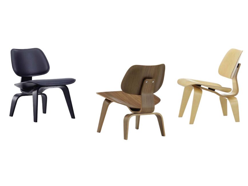 Vitra Eames LCW fauteuil