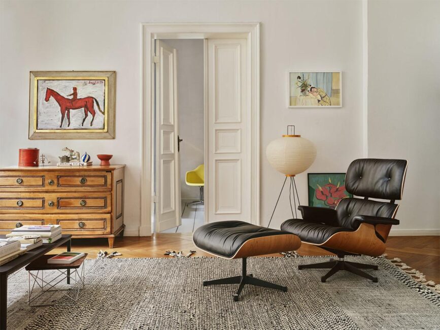 Vitra Eames Lounge Chair & Ottoman fauteuil