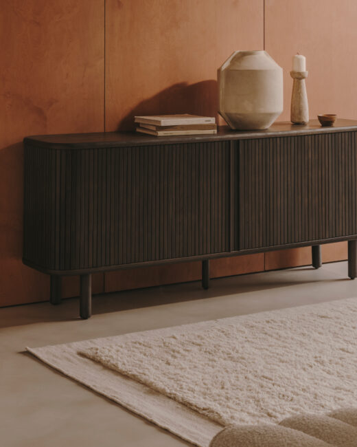 Kave Home Wit Marely-vloerkleed van wol 160 x 230 cm