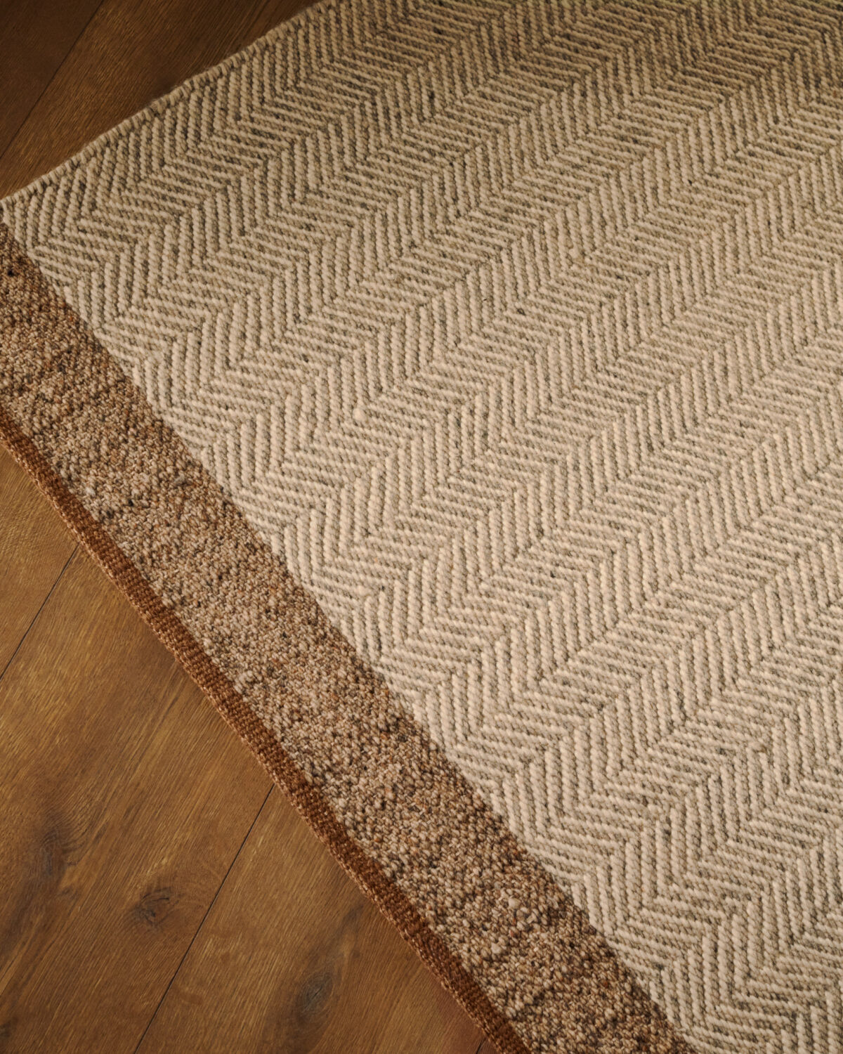 Kave Home Nifelia jacquard wollen vloerkleed beige 160 x 230 cm - Afbeelding 2