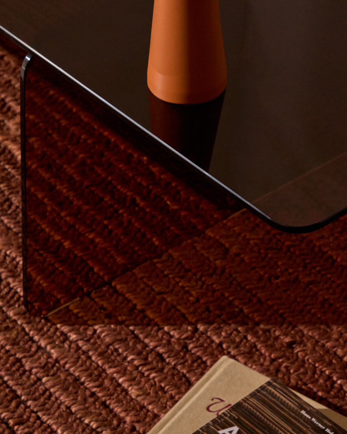 Kave Home Zaren salontafel van bruin gehard glas 120 x 60 cm - Afbeelding 3