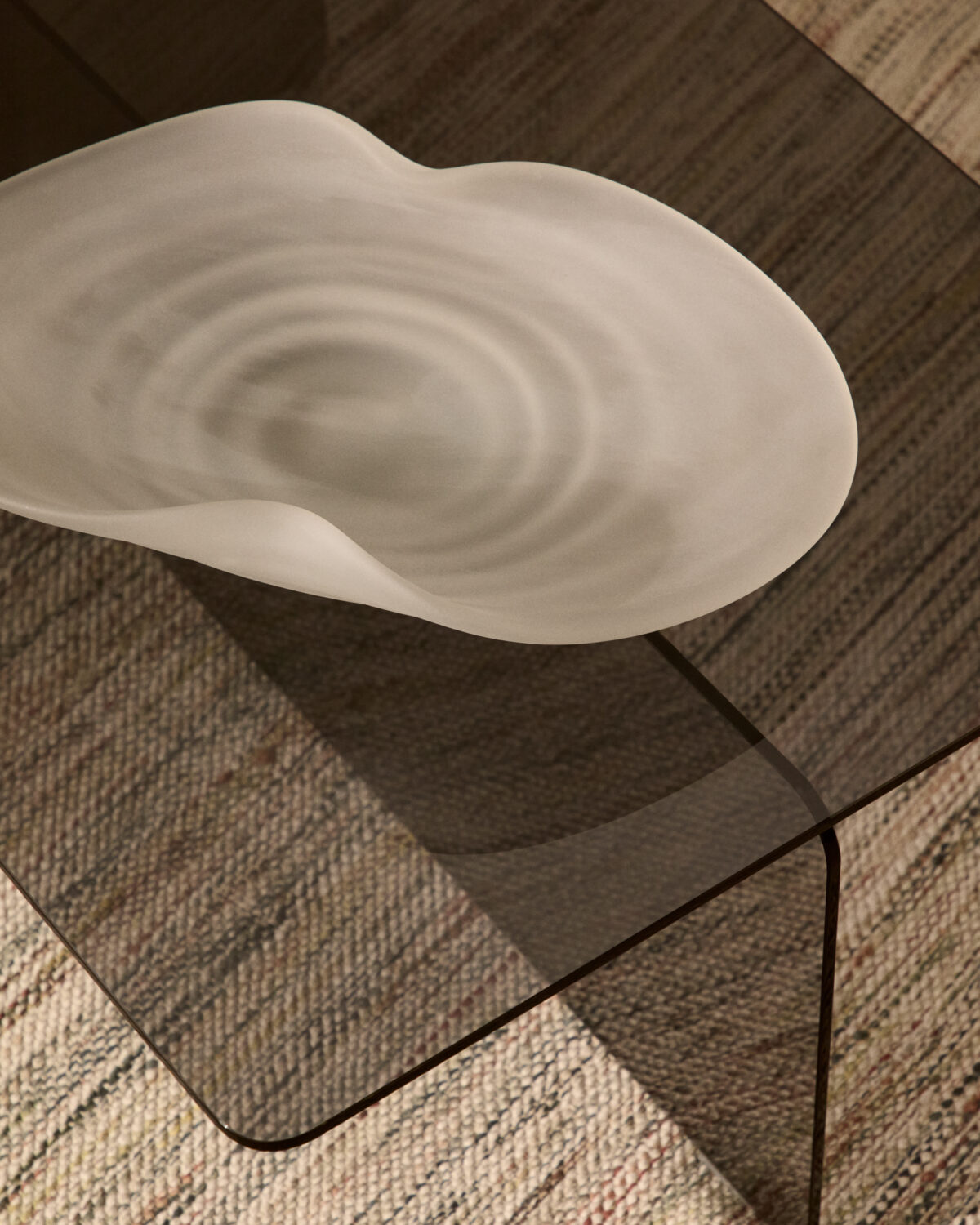 Kave Home Ondaro tafelstuk van gepolijst glas 11 cm - Afbeelding 3