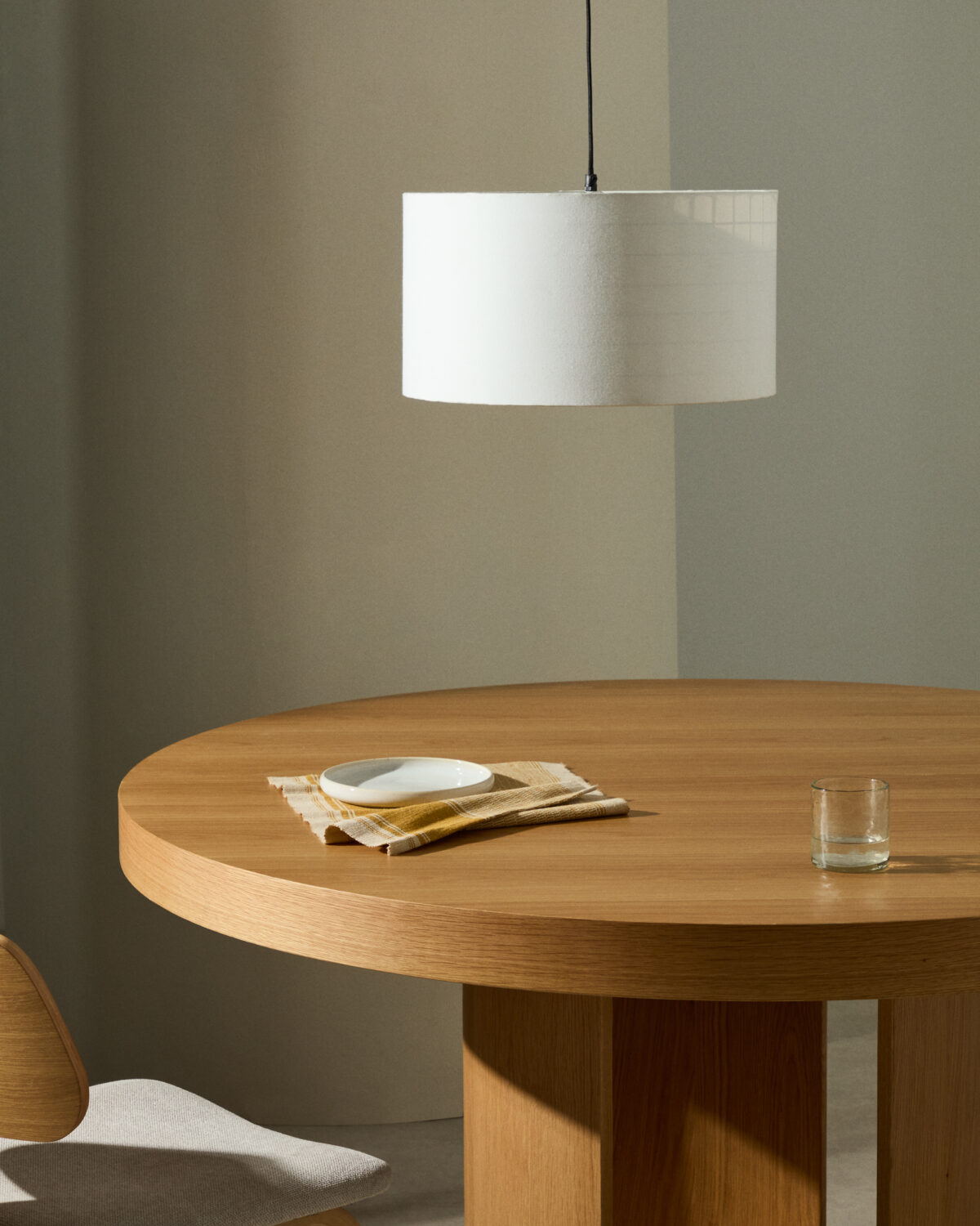 Kave Home Kap voor Dulan plafondlamp van katoen Ø45 cm - Afbeelding 2