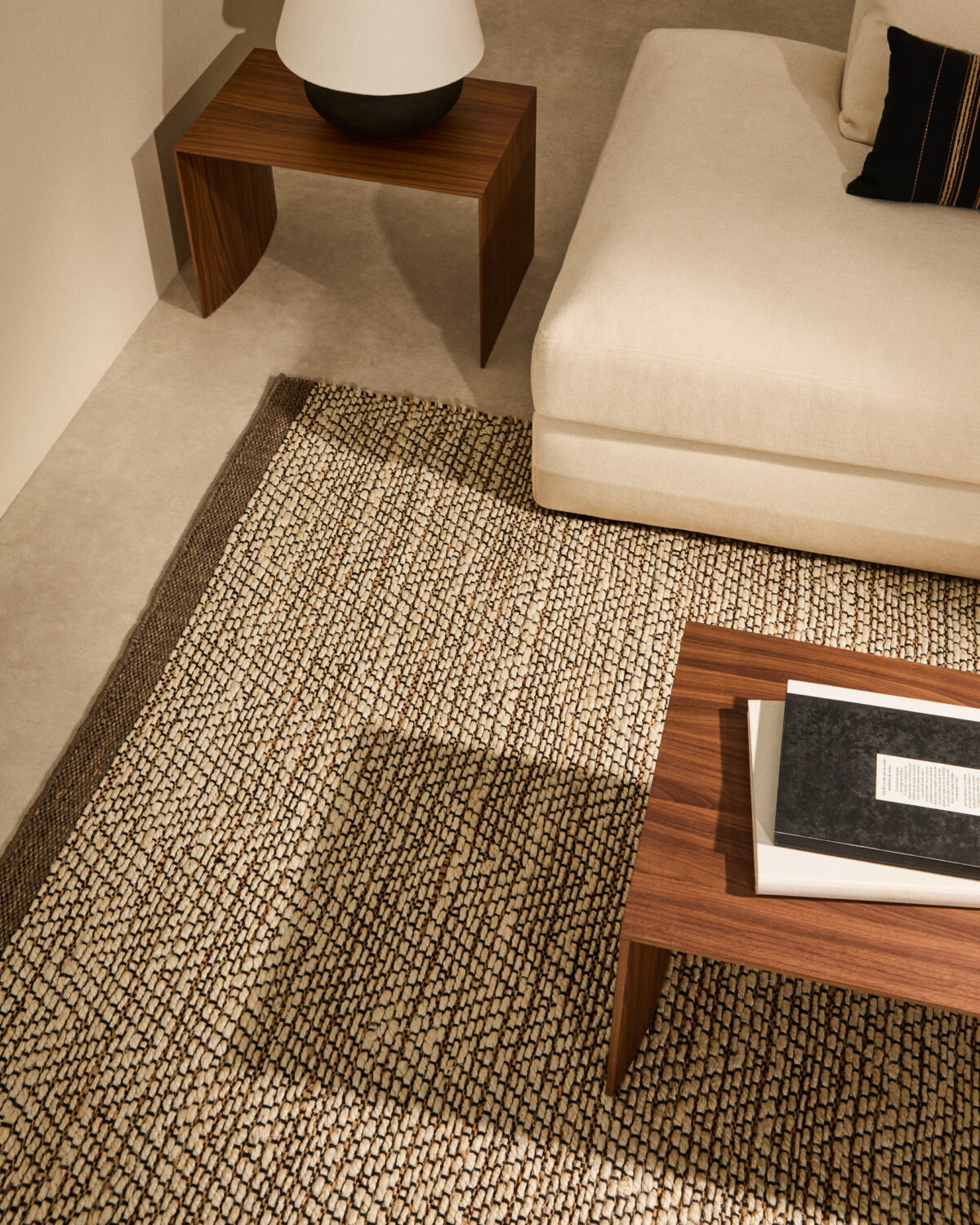 Kave Home Arpe gangtapijt van beige jute met jacquard 70 x 140 cm - Afbeelding 2