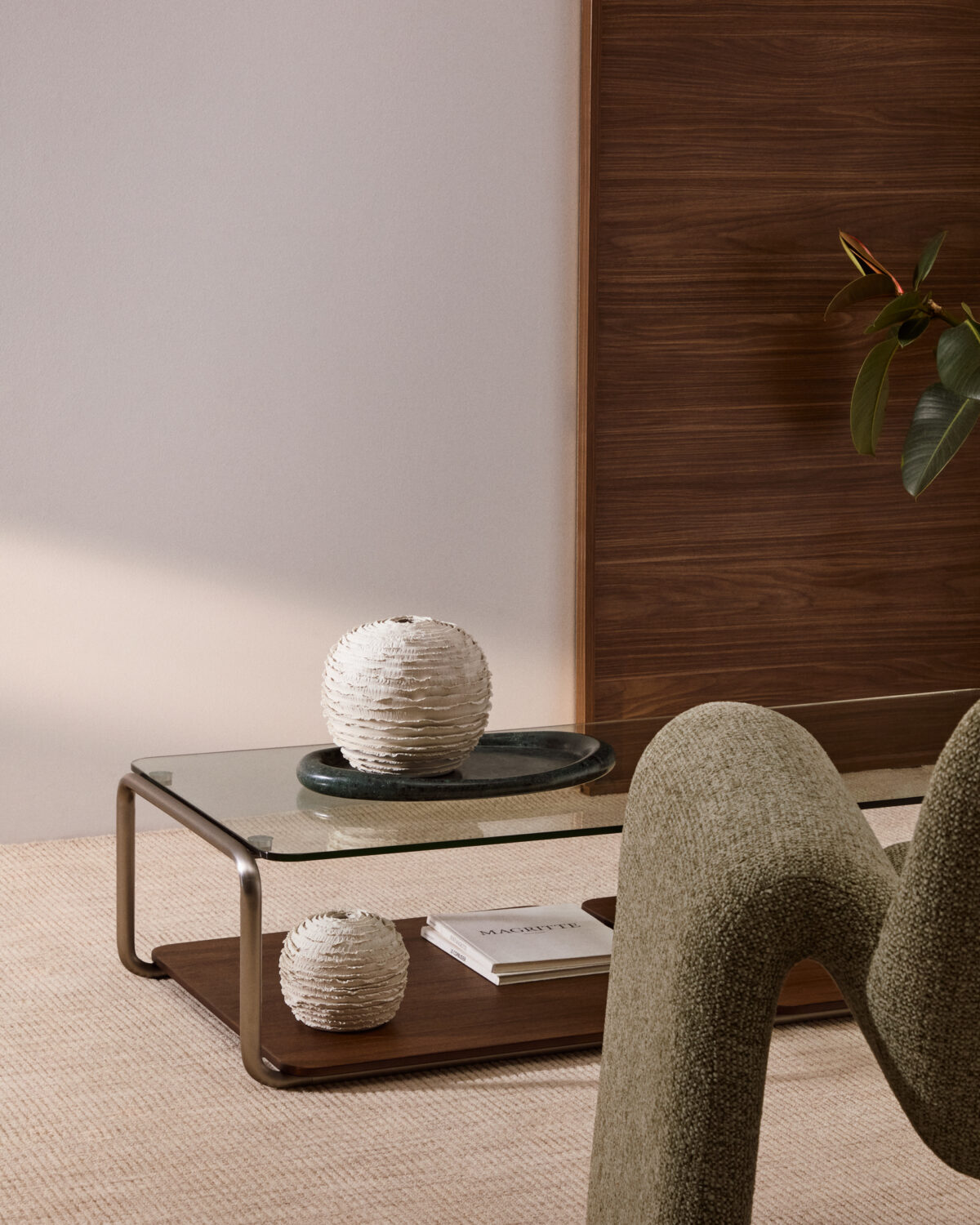 Kave Home Evania vaas van beige keramiek 15,5 cm - Afbeelding 3