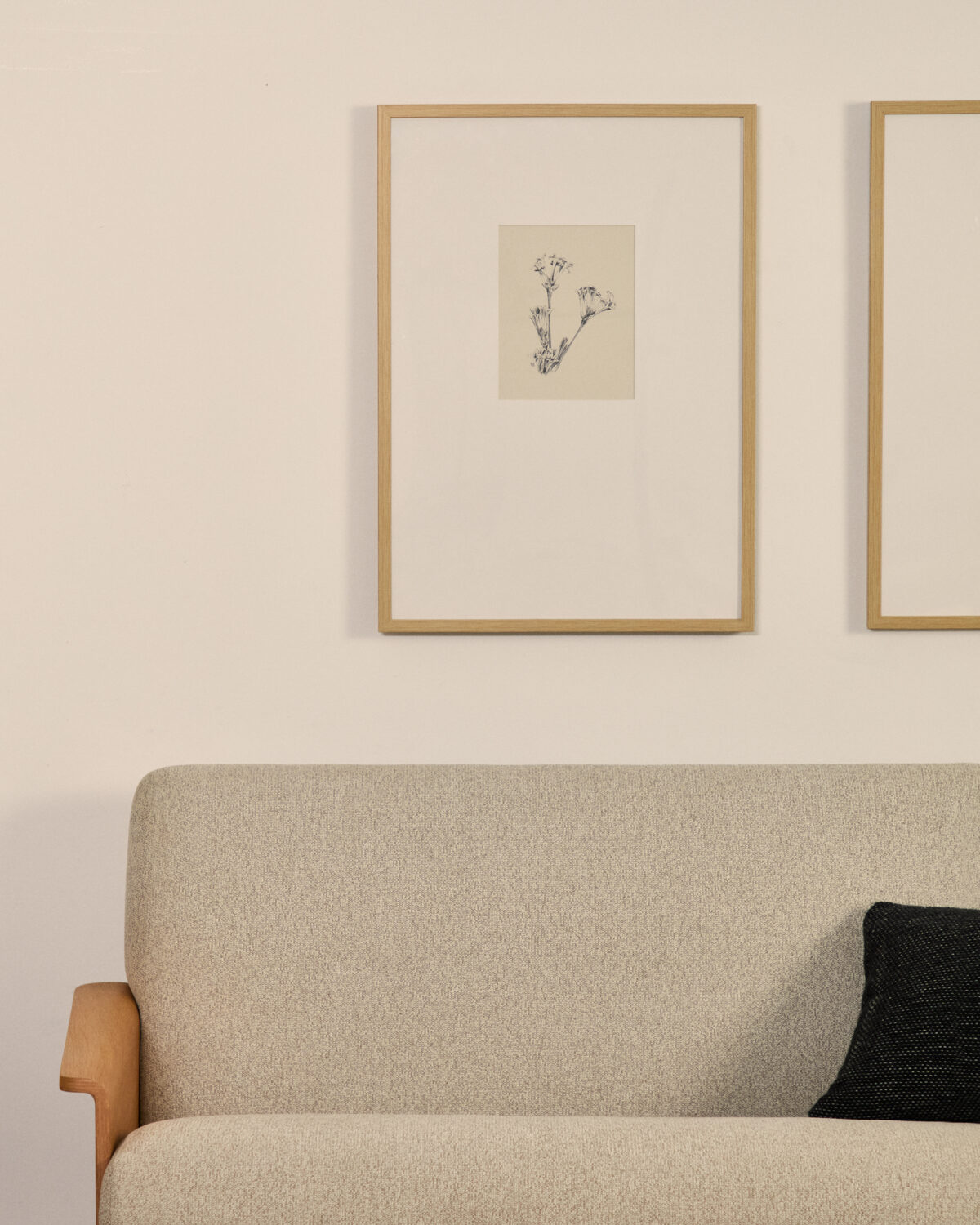 Kave Home Lirena schilderij met botanische illustratie 50 x 70 cm - Afbeelding 6