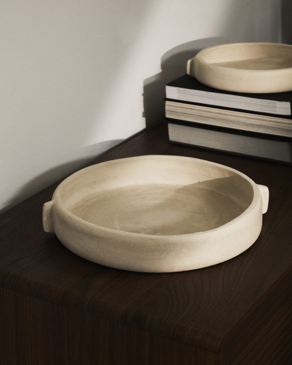 Kave Home Centrotavola Mireni in cartapesta beige Ø 31 cm - Afbeelding 2