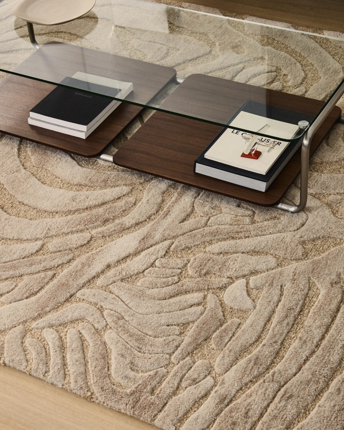 Kave Home Tribet wollen tapijt met zebrajacquard 160 x 230 cm - Afbeelding 2