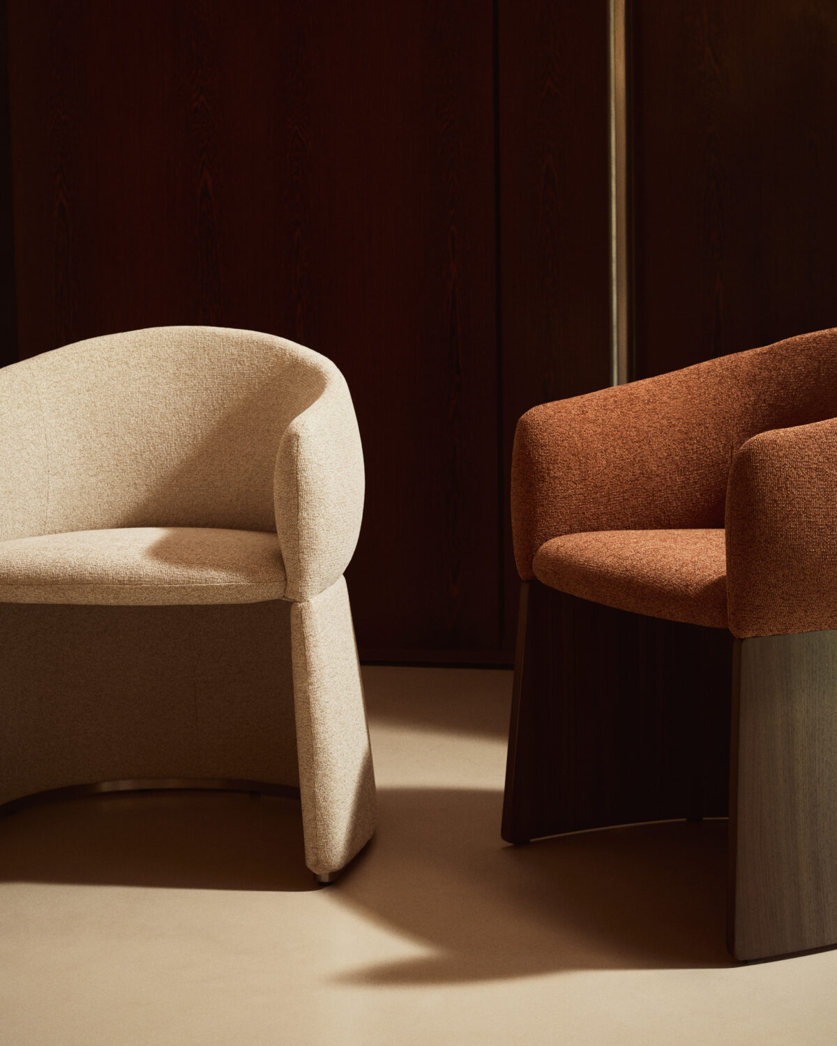 Kave Home Bosca stoel in beige chenille - Afbeelding 4