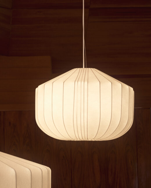 Kave Home Somar plafondlamp van synthetische vezels en stalen staven Ø51 cm
