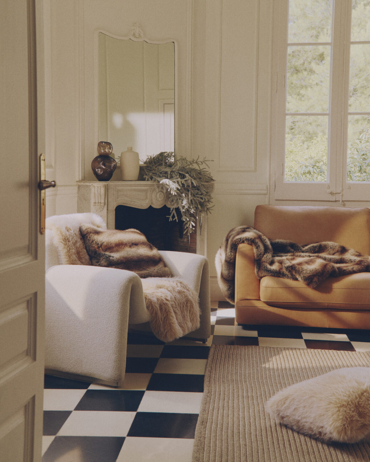 Kave Home Vloerkleed Ardelia van synthetische vezels beige 160 x 230 cm - Afbeelding 2