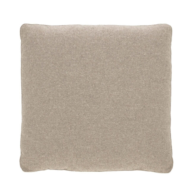 Kave Home Blok-kussen in chenille beige 60 x 60 cm