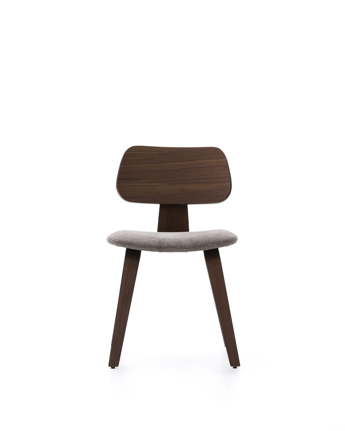 Kave Home Gena-stoel van notenfineer en beige chenille - Afbeelding 7