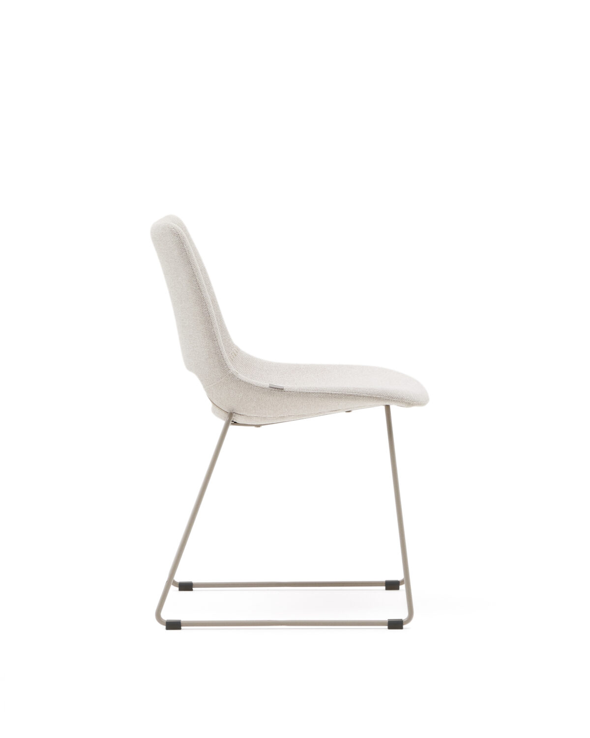 Kave Home Zahara beige stoel met stalen poten en beige afwerking FSC 100% - Afbeelding 5