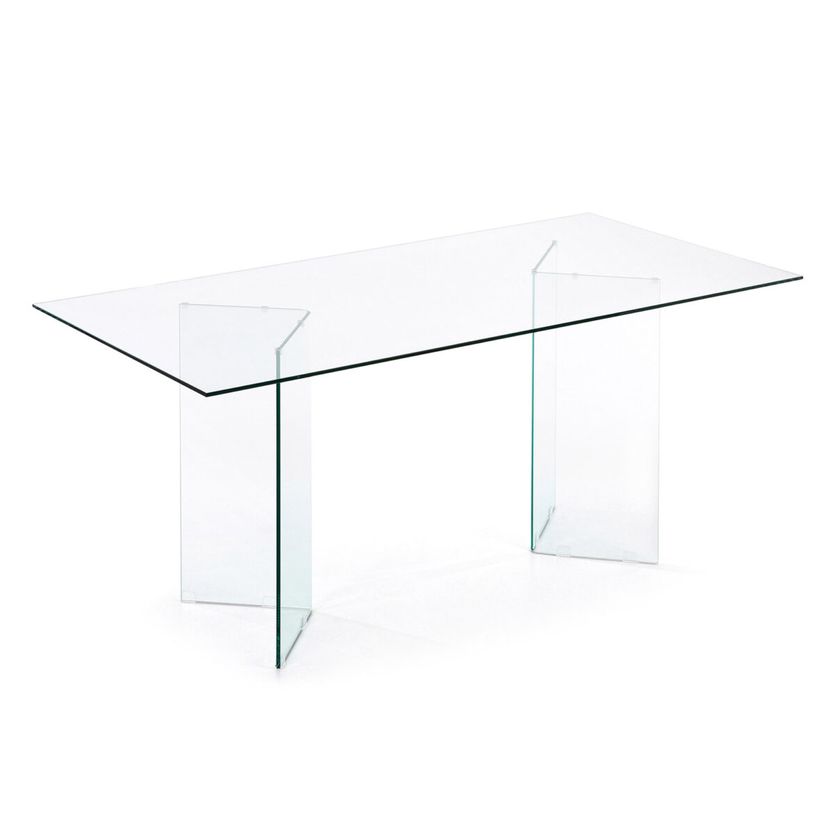Kave Home Burano glazen tafel 180 x 90 cm