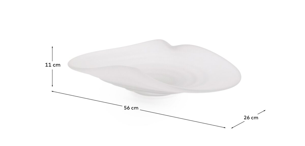 Kave Home Ondaro tafelstuk van gepolijst glas 11 cm - Afbeelding 6