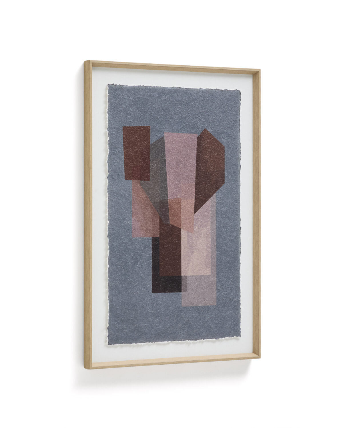 Kave Home Veluni schilderij van gerecycled papier in meerdere kleuren 60 x 90 cm - Afbeelding 5