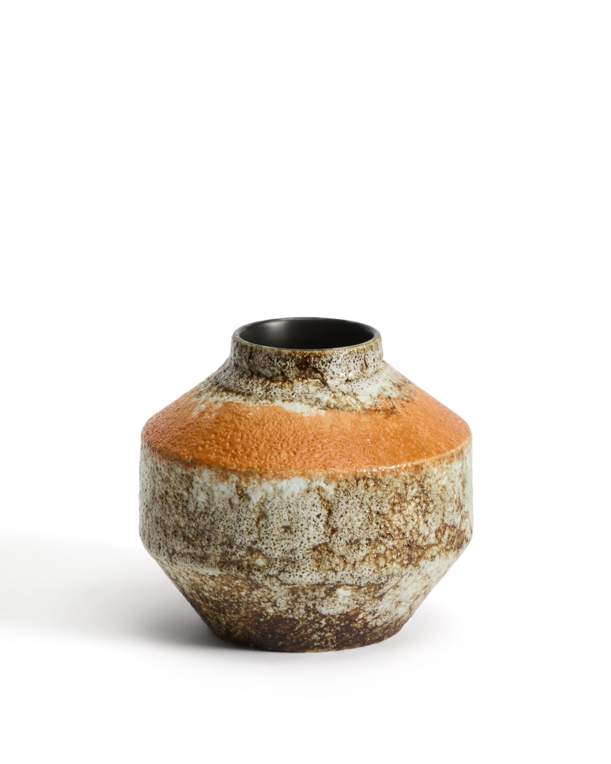 Kave Home Estin vaas van multicolour keramiek, 16,5 cm