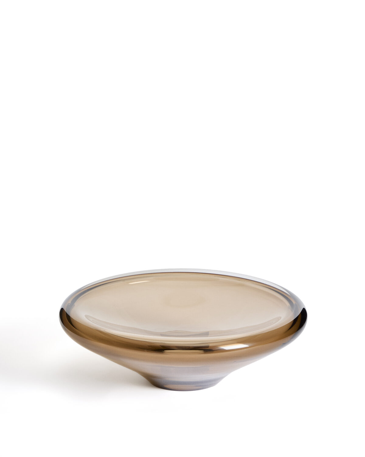 Kave Home Schaal Zolira van bruin glas Ø 27 cm