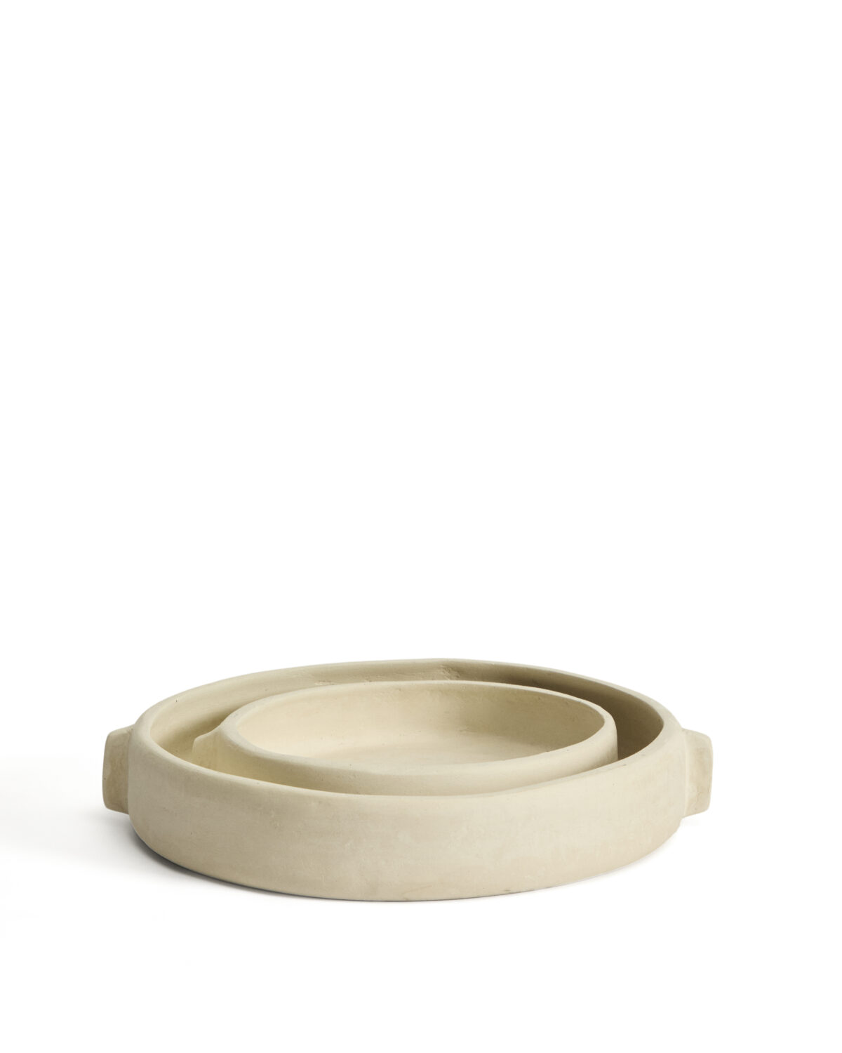 Kave Home Centrotavola Mireni in cartapesta beige Ø 31 cm - Afbeelding 4