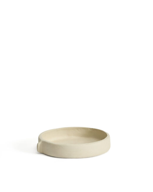 Kave Home Centrotavola Mireni in cartapesta beige Ø 22,5 cm