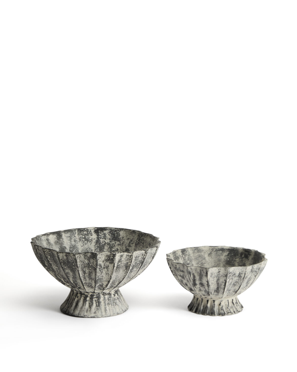 Kave Home Centrotavola Valura in cartapesta grigio Ø 33 cm - Afbeelding 4