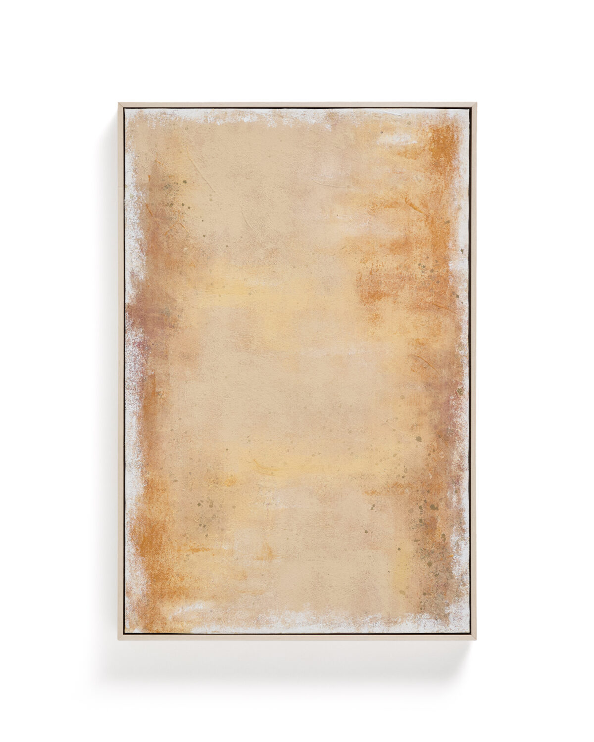 Kave Home Selnar abstract schilderij geel 60 x 90 cm - Afbeelding 5