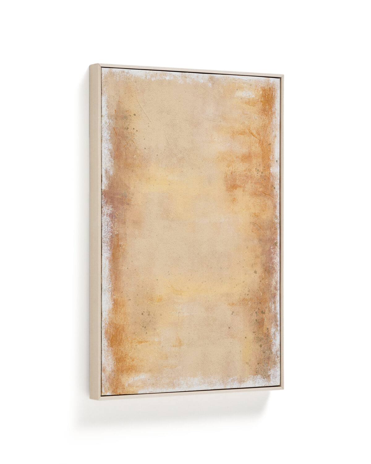 Kave Home Selnar abstract schilderij geel 60 x 90 cm - Afbeelding 6