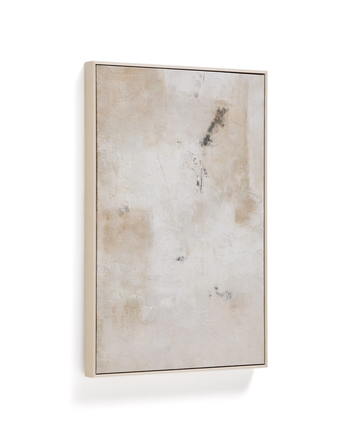Kave Home Silpa abstract schilderij beige 60 x 90 cm - Afbeelding 6