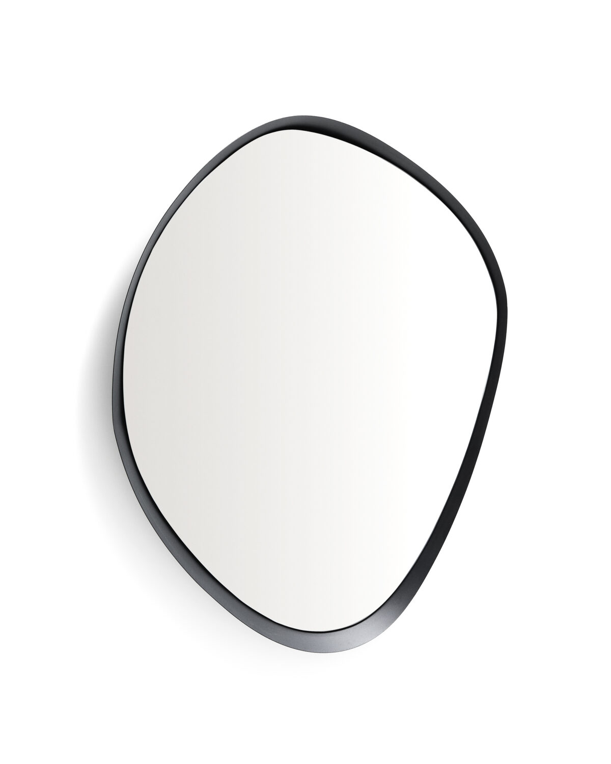 Kave Home Tebel spiegel van zwart metaal 85 x 93,5 cm - Afbeelding 4