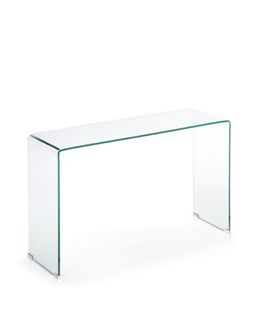 Kave Home Burano glazen console 125 x 40 cm
