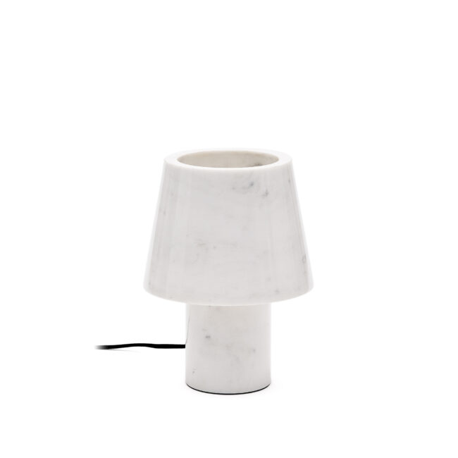 Kave Home Tafellamp Alaro van wit marmer