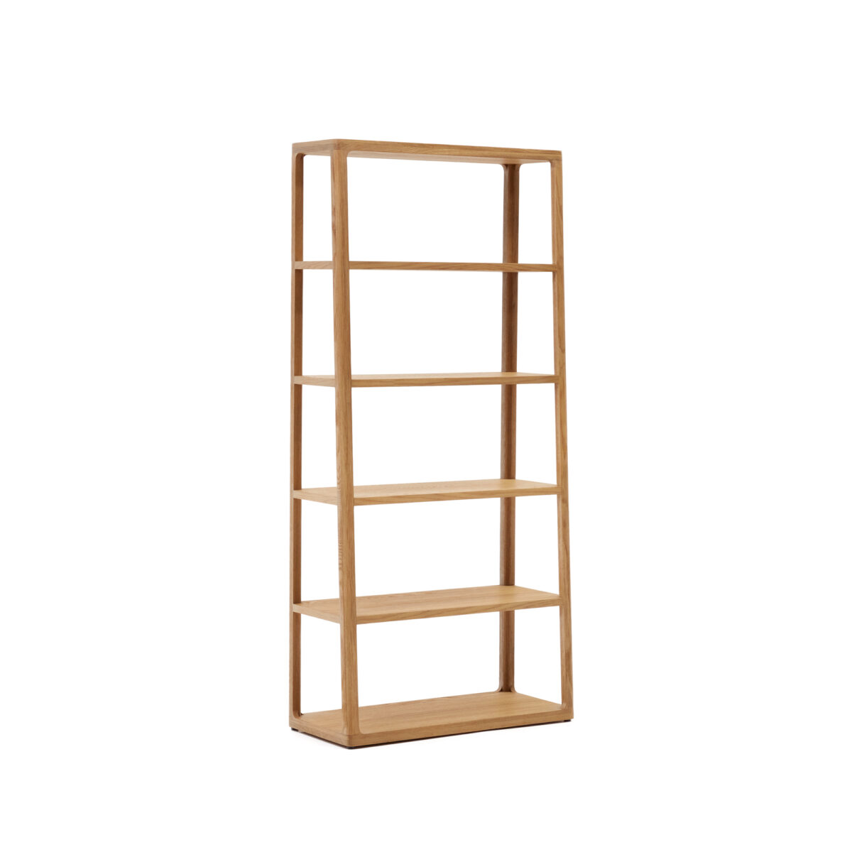 Kave Home Maymai rekken met massief eiken structuur, 90 x 193 cm - Afbeelding 5