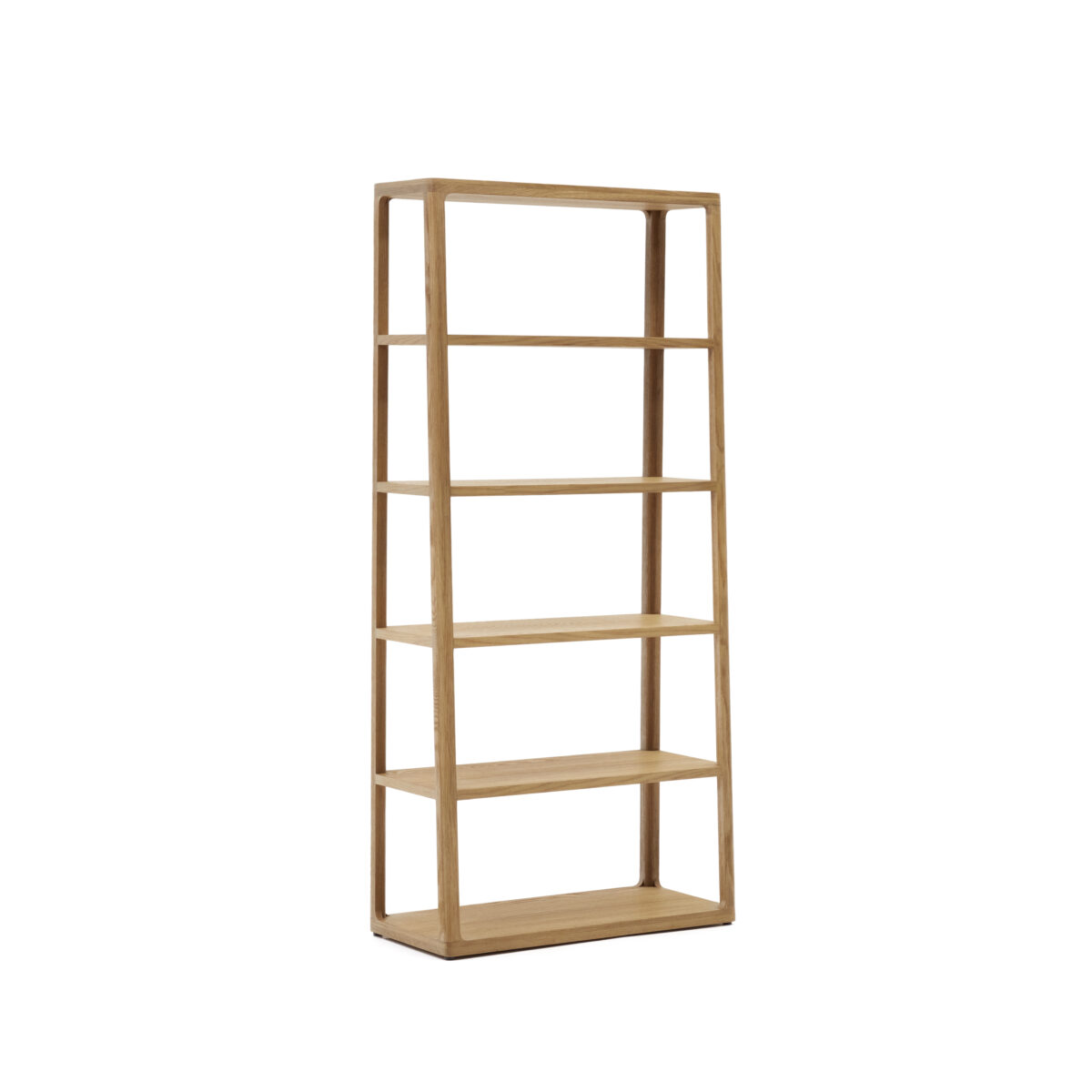 Kave Home Maymai rekken met massief eiken structuur, 90 x 193 cm - Afbeelding 6