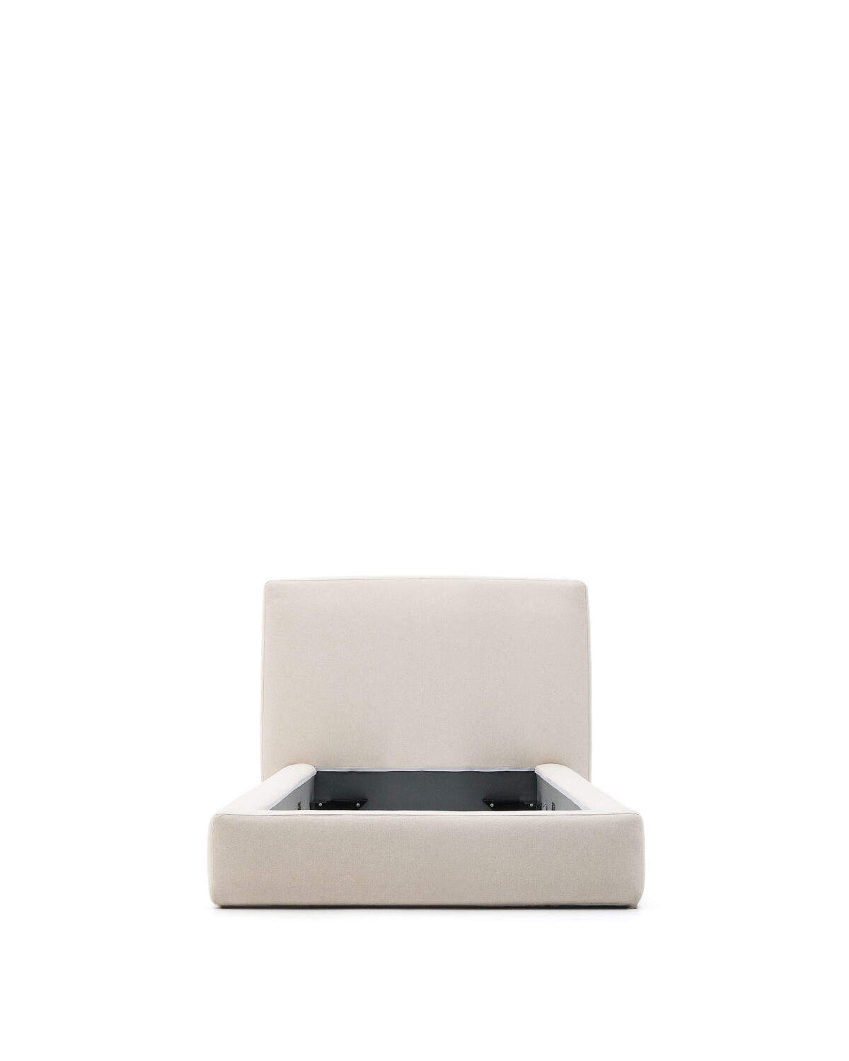 Kave Home Blok bed met afneembare hoes, ecru, voor matras van 90 x 200 cm FSC Mix Credit - Afbeelding 8