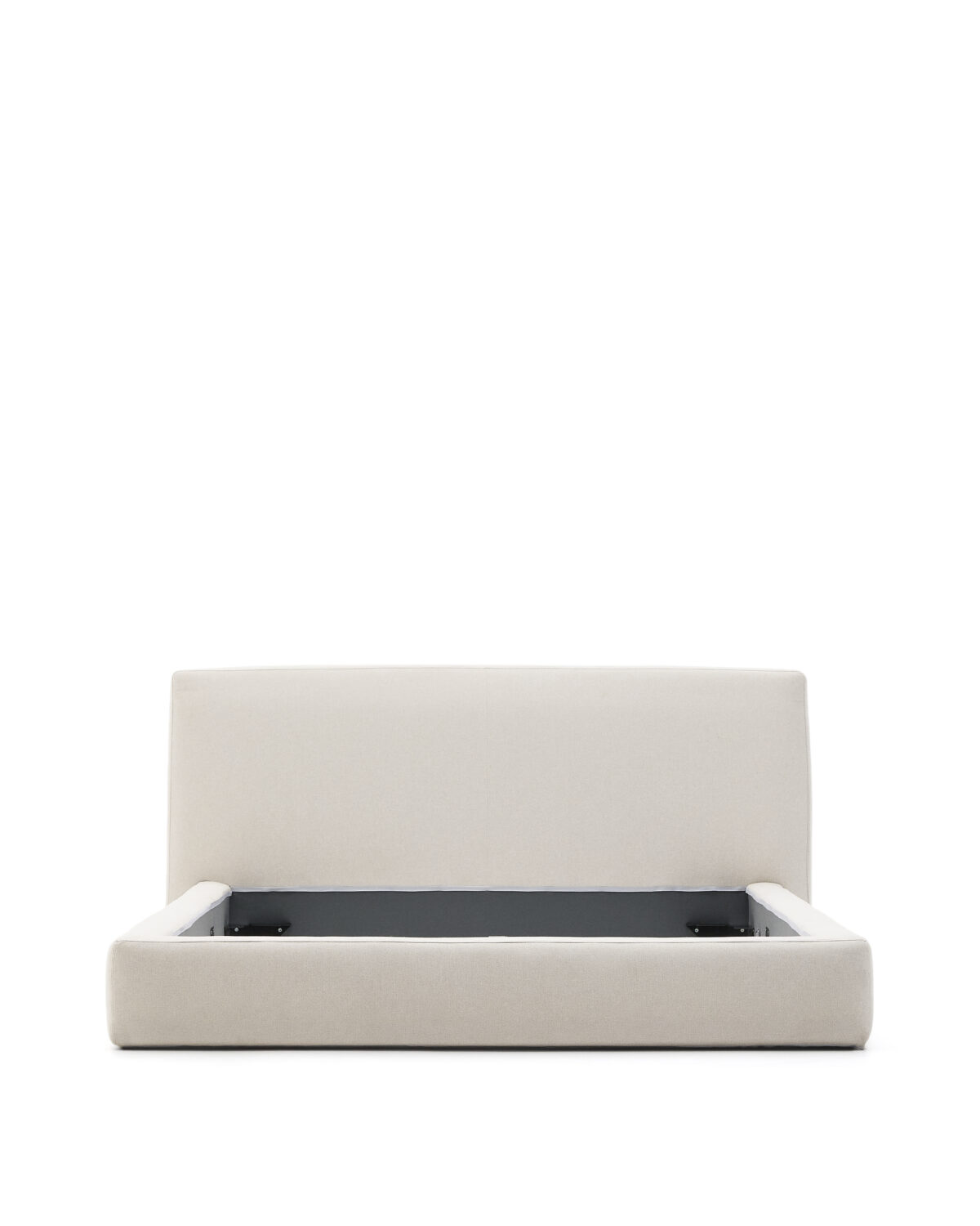 Kave Home Blok bed met afneembare hoes, ecru, voor matras van 160 x 200 cm FSC Mix Credit - Afbeelding 9