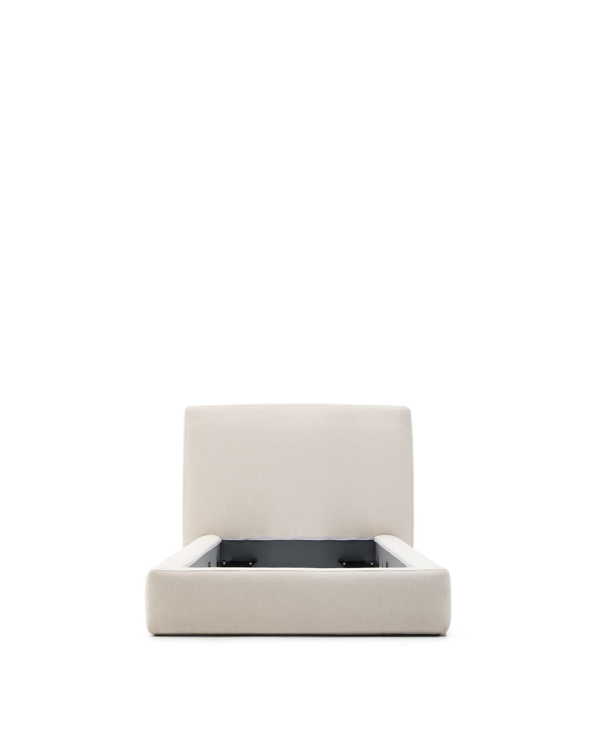 Kave Home Blok beddenhoes beige voor matras van 90 x 200 cm - Afbeelding 4