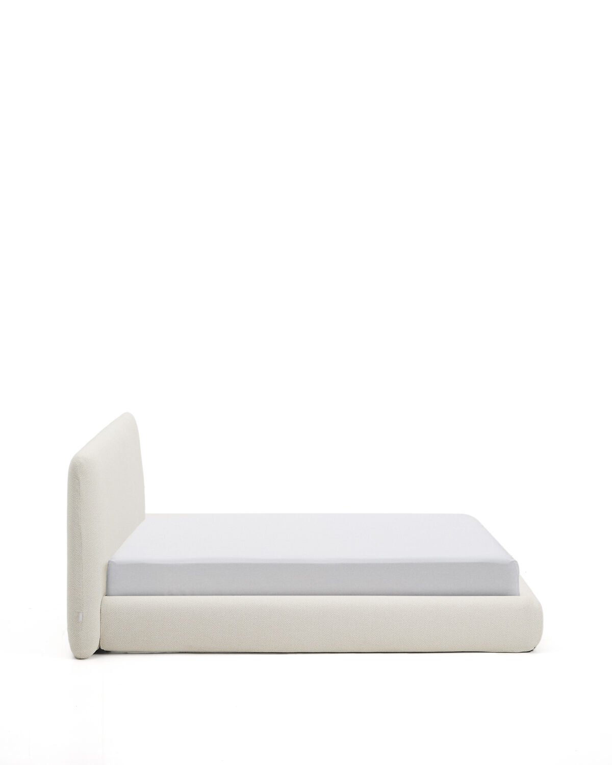 Kave Home Martina bed met afneembare hoes van ecru chenille voor matras van 180 x 200 cm - Afbeelding 6