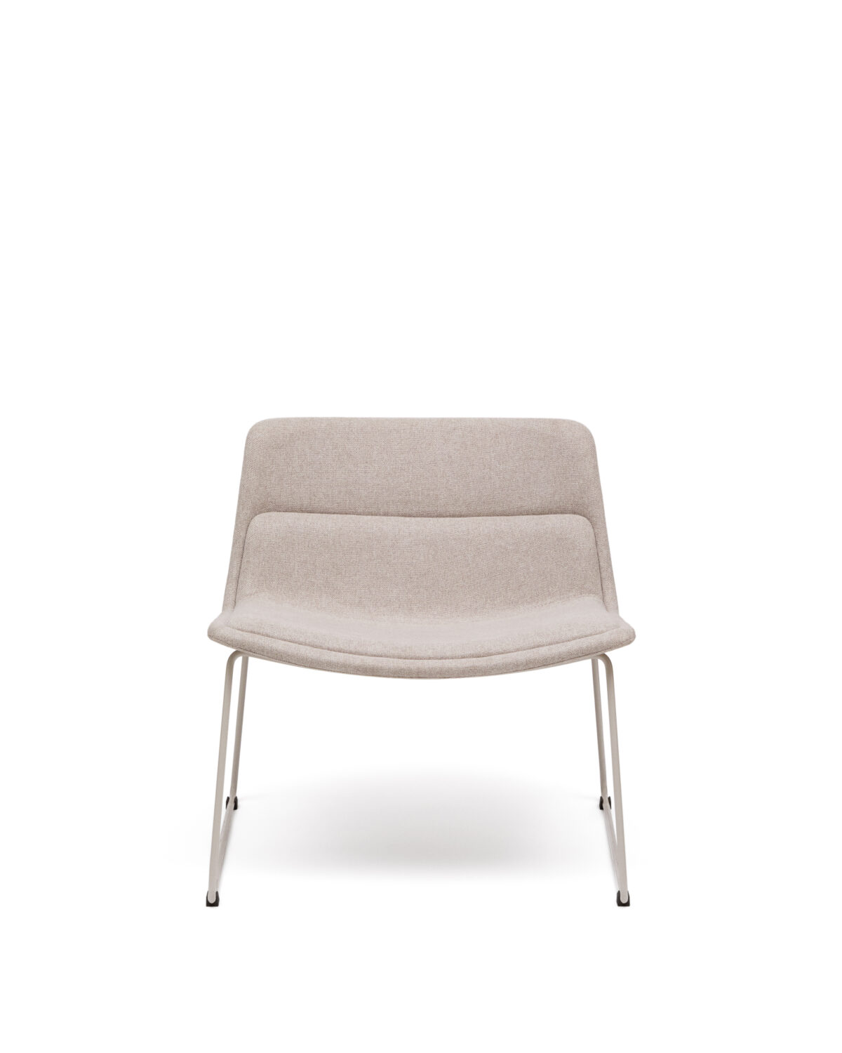 Kave Home Zahara fauteuil beige en staal met beige afwerking, 100% FSC. - Afbeelding 5