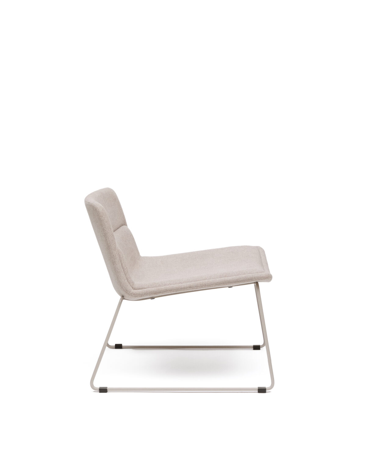 Kave Home Zahara fauteuil beige en staal met beige afwerking, 100% FSC. - Afbeelding 6