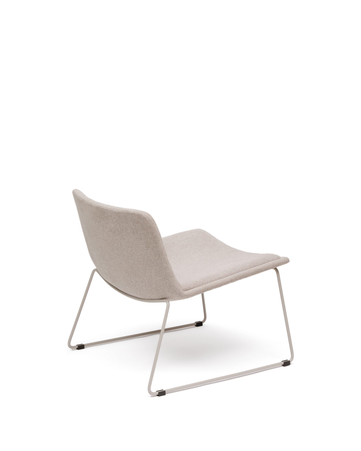 Kave Home Zahara fauteuil beige en staal met beige afwerking, 100% FSC. - Afbeelding 7