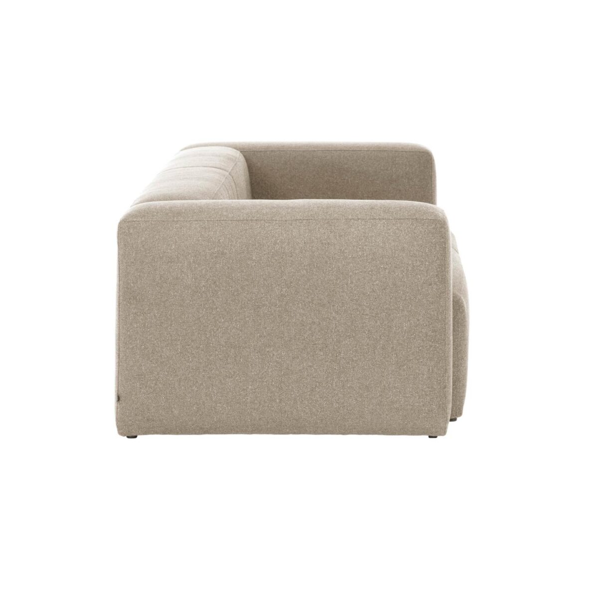 Kave Home Blok 3-zitsbank in beige chenille 240 cm FSC Mix Credit - Afbeelding 7